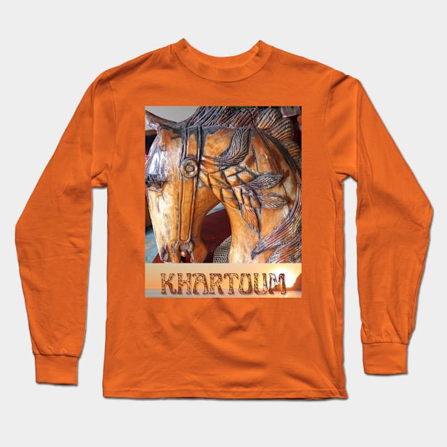 STALLION Long Sleeve T-Shirt by Kosmic Kreations